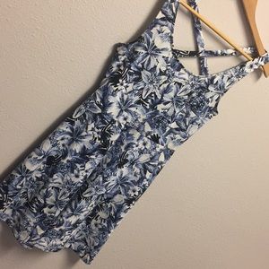 Blue and white summer dress, H&M